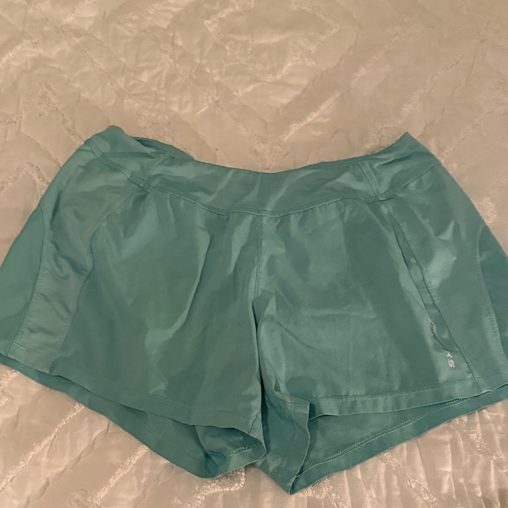 Brooks Women's Aqua Athletic Shorts